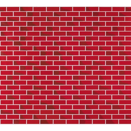 Pacon Corobuff Corrugated Paper Roll, Tu-Tone Brick, 48in x 12.5ft 0012410